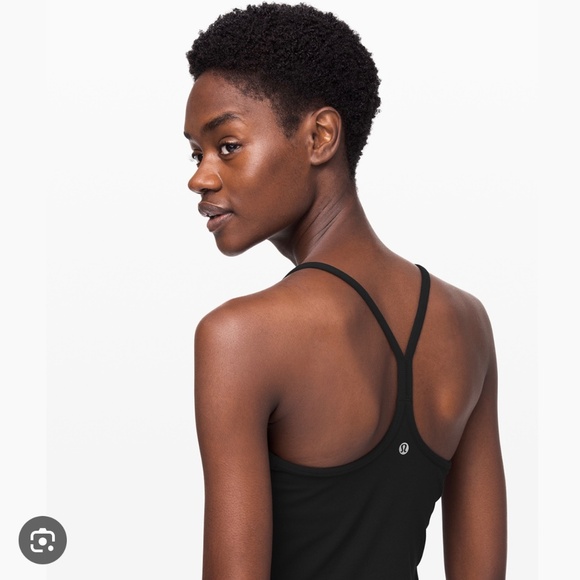 NWT Lululemon Power Y Tank - Black, size 6 - Picture 2 of 6